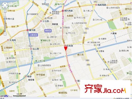 成山小區(qū)交通圖