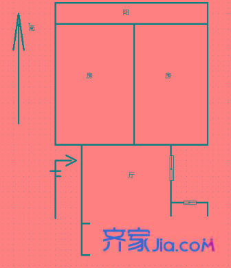 成山小區(qū) 0室 戶型圖