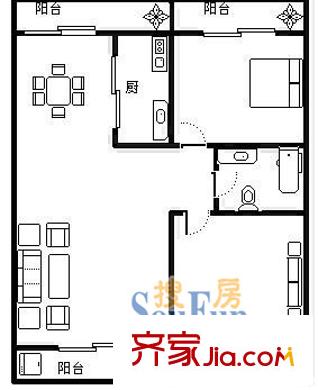 上海 上泰绅苑 户型图