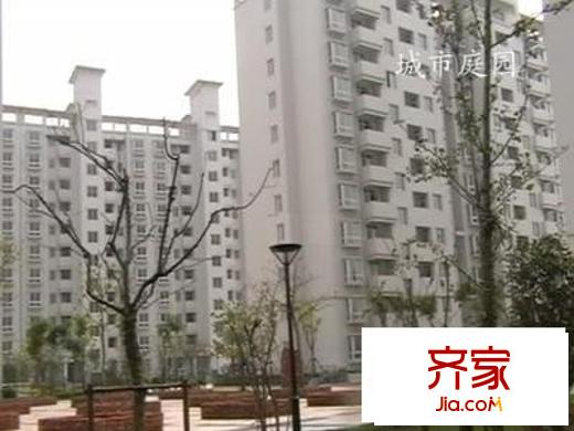 城市庭园外景图