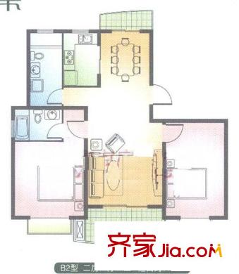 上海 鑫都城云天绿洲 户型图
