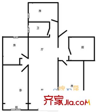 上海东明广场公寓户型图-齐家网小区库
