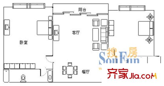 上海 永和阳光苑 户型图