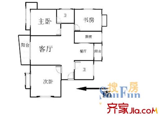 上海 永和阳光苑 户型图