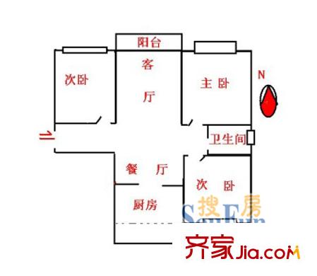 上海 周康一村 戶型圖