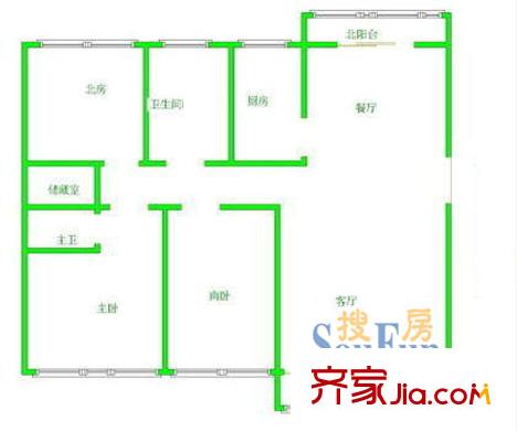 上海 新川苑 戶型圖