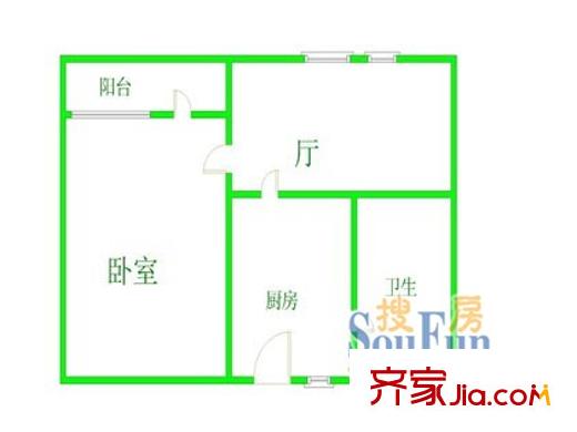 上海 保德公寓 户型图