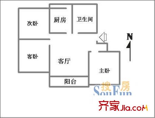 上海 保德公寓 户型图