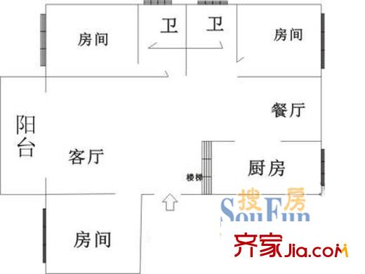 新德路506弄小區(qū)戶型圖新德路506弄 3室 戶型圖 3室2廳2衛(wèi)1廚
