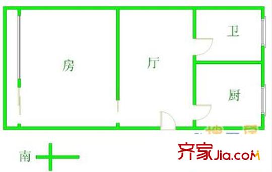上海 甘泉三村 户型图