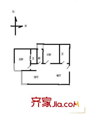 上海 甘泉三村 户型图