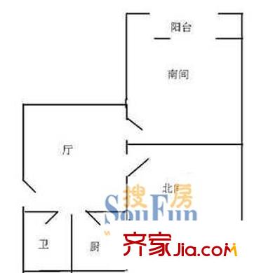 共和新路4555弄小区户型图上海 共和新路4555弄 户型图 2室1厅1卫1厨