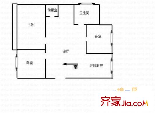 荣和苑2室2厅1卫1厨