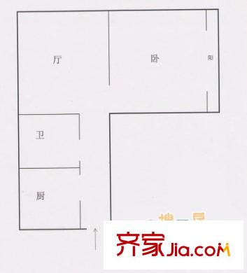 大華錦繡華城第2街區(qū)戶型圖上海 大華錦繡華城第二街區(qū) 戶型圖 1室1廳1衛(wèi)1廚