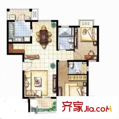 麗都家園 2室 戶型圖