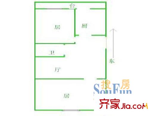 上海 金橋商務(wù)公寓 戶型圖