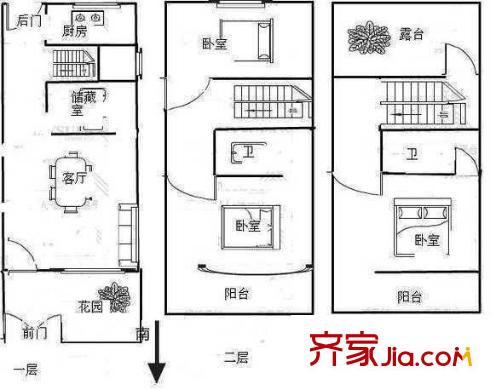 永康路新里 4室 戶型圖