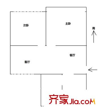 南江苑 0室 戶型圖