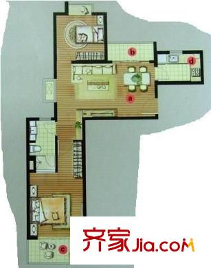 證大寬域 0室 戶型圖