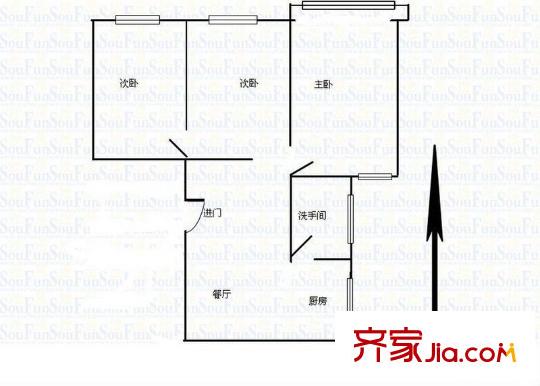 梅園四街坊 0室 戶型圖