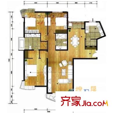 上海 风华水岸 户型图