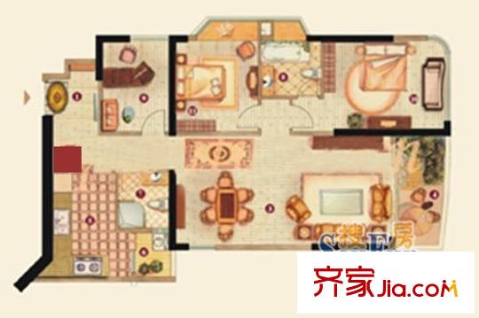 上海 风华水岸 户型图