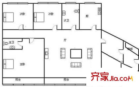 上海 永新花苑 戶型圖