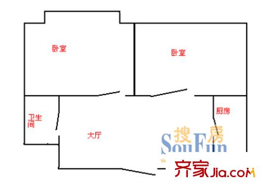 上海 東南二村 戶型圖