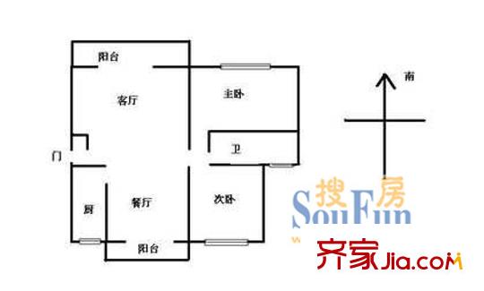 上海 東南二村 戶型圖