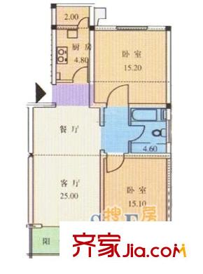 上海 华晖绿苑 户型图