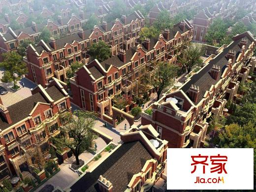 绿地海域笙晖小区鸟瞰图