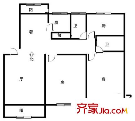 上海 金羽名庭 戶型圖