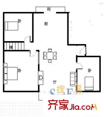 上海 天宝恬苑 户型图
