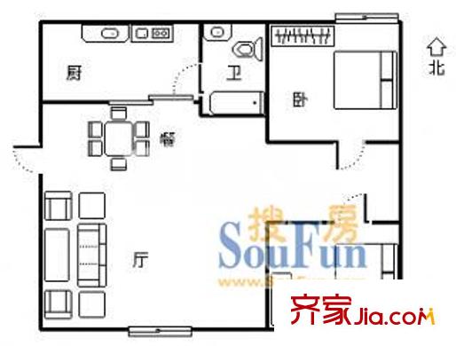 上海 天宝恬苑 户型图
