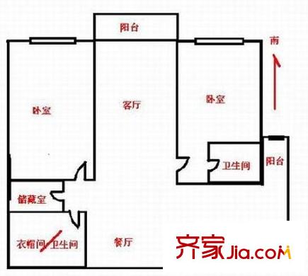 上海 白玉新村 户型图