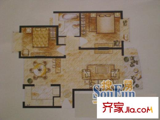 上海 三湘四季花城三期(紫薇苑) 户型图