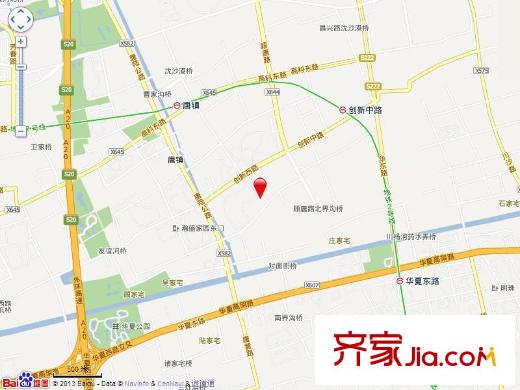 綠城玉蘭花園交通圖區(qū)位