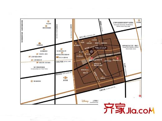 綠城玉蘭花園交通圖