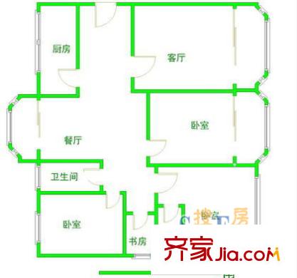 上海 金阳怡景公寓 户型图