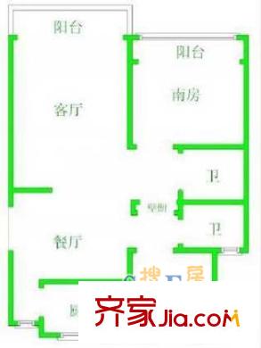 上海 金阳怡景公寓 户型图