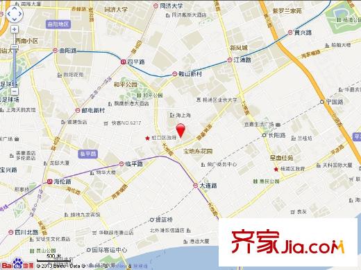 上海大花园交通图