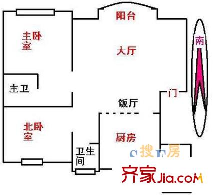 上海 金阳怡景公寓 户型图