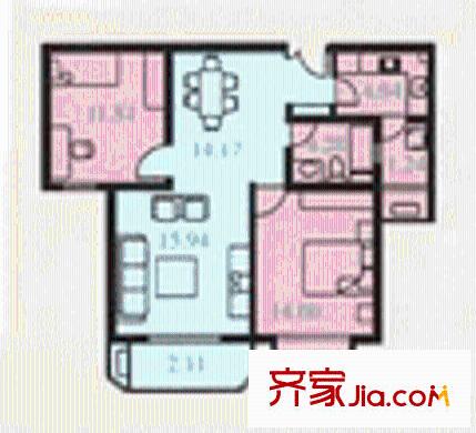 上海 上海大花园三期 户型图