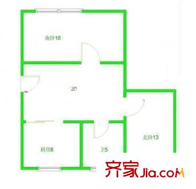上海 广杭苑 户型图