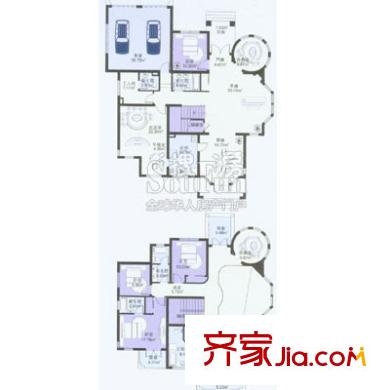 上海 建德南郊別墅 戶型圖