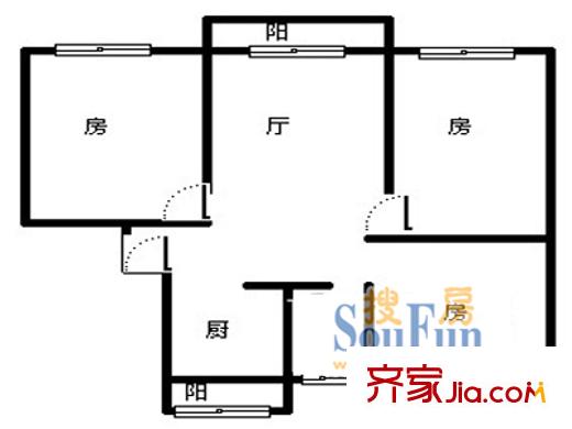 上海 申立苑 戶型圖