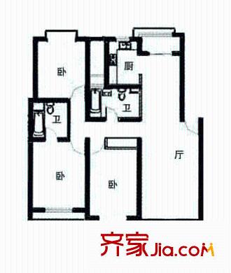 上海 申立苑 戶型圖