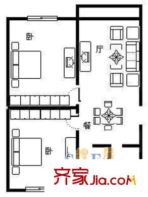 上海 申立苑 戶型圖