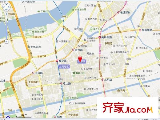 上南六村交通圖