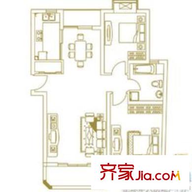 上海 金沙嘉苑 户型图